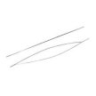 Practical flexible wide-eye beading needle for beads, 8cm long, 1pc