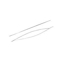 Practical flexible wide-eye beading needle for beads, 8cm long, 1pc