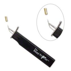 The Bead Knotter - schwarz, ein Knotenbinder f&uuml;r Perlenhalsketten, 1 Stk