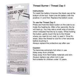 THREAD ZAP II, smart batteridrevet snorklipper og forsegler