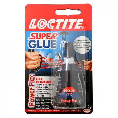 Loctite 454, Super Attak Gel, 3 gram i plastbeholder med klemmevinger.