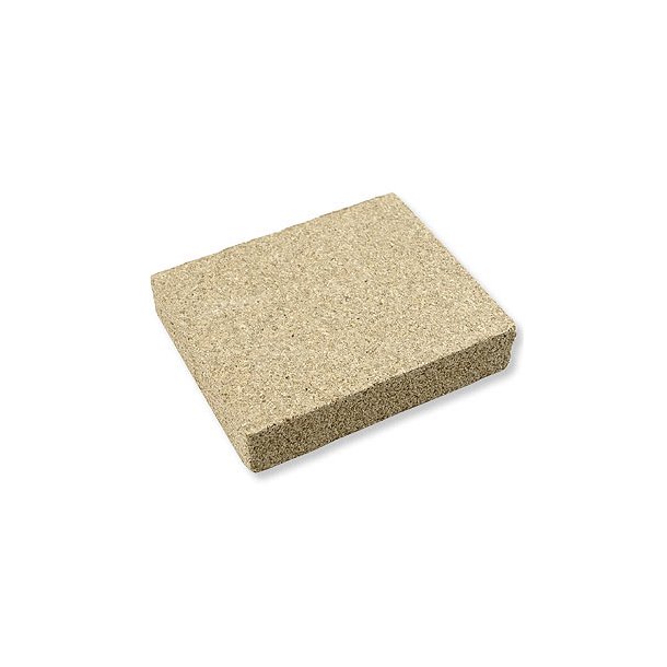 Fireproof soldering pad, small, Skamolex, up to 1050 degrees Celcius, 95x110x25 mm, 1 stk