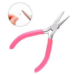 Drahtbiegezange f&uuml;r die Schmuckherstellung, rosa Griff, 12x7 cm, 1 St&uuml;ck