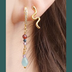 Zirkonia, ganzer Strang, gemischte lila-rtliche Farben, facettiert, rund, 3 mm, ca. 130 Stk