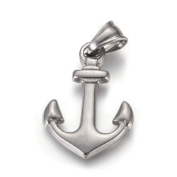 Anker, Anhang, Edelstahl, &Ouml;se mit 5x7,5 mm Loch, 30x21x2,5 mm, 1 Stk