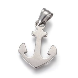 Anker, Anhang, Edelstahl, &Ouml;se mit 5x7,5 mm Loch, 30x21x2,5 mm, 1 Stk