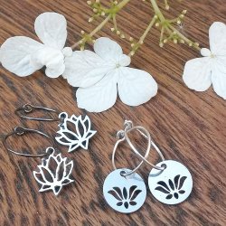 Davidstern, Charm / Anhnger, Edelstahl, 16x12 mm, 2 Stk.