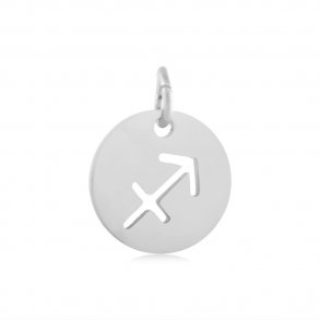 Charm, Sternzeichen, Schütze, Stahl, 12 mm, 1 Stk.