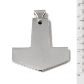 Thors Hammer, Edelstahl, starke Qualität, 45x45x5 mm, 1 Stk.